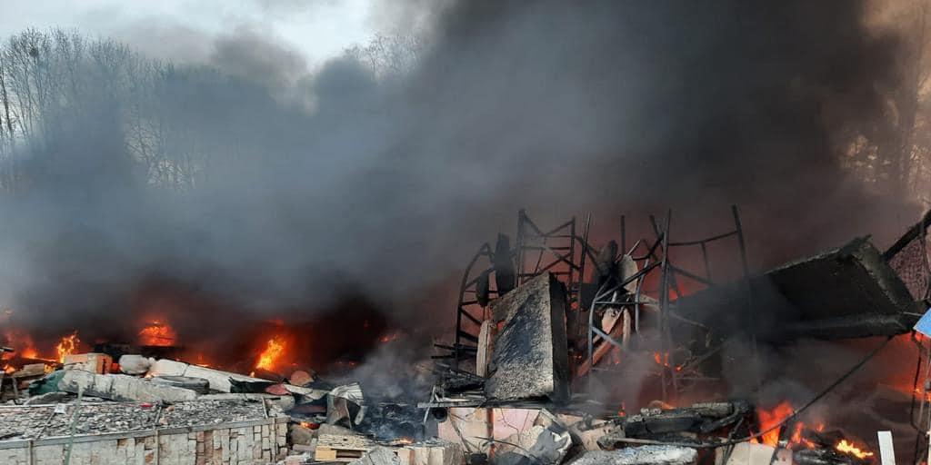 (Ukrainian State Emergency Service/Divulgacão)