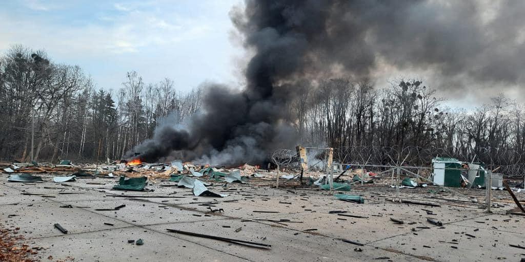 (Ukrainian State Emergency Service / Divulgação)