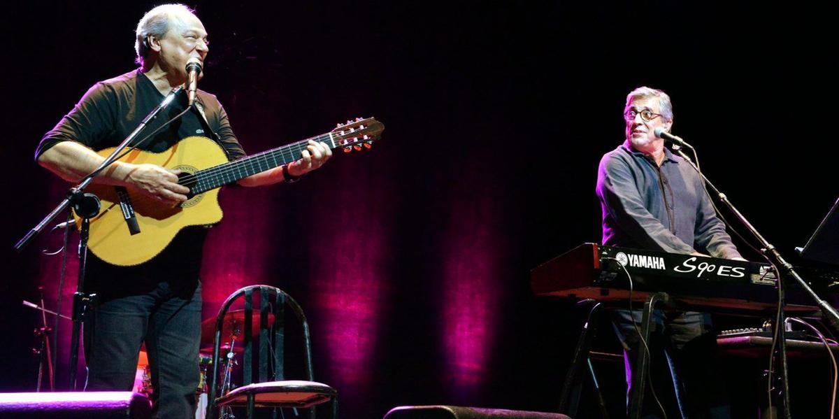 Toquinho e Ivan Lins trazem um repertório de hits como "Tarde em Itapoan" e "Madalane" (Divulgação)