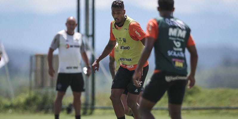 Fábio Gomes tem dois gols marcados pelo Galo e quer aproveitar oportunidades no Estadual (Pedro Souza / Atlético)