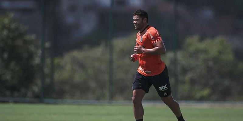 Hulk está recuperado de Covid-19 e poderá voltar a defender o Atlético no Campeonato Mineiro (Pedro Souza / Atlético)