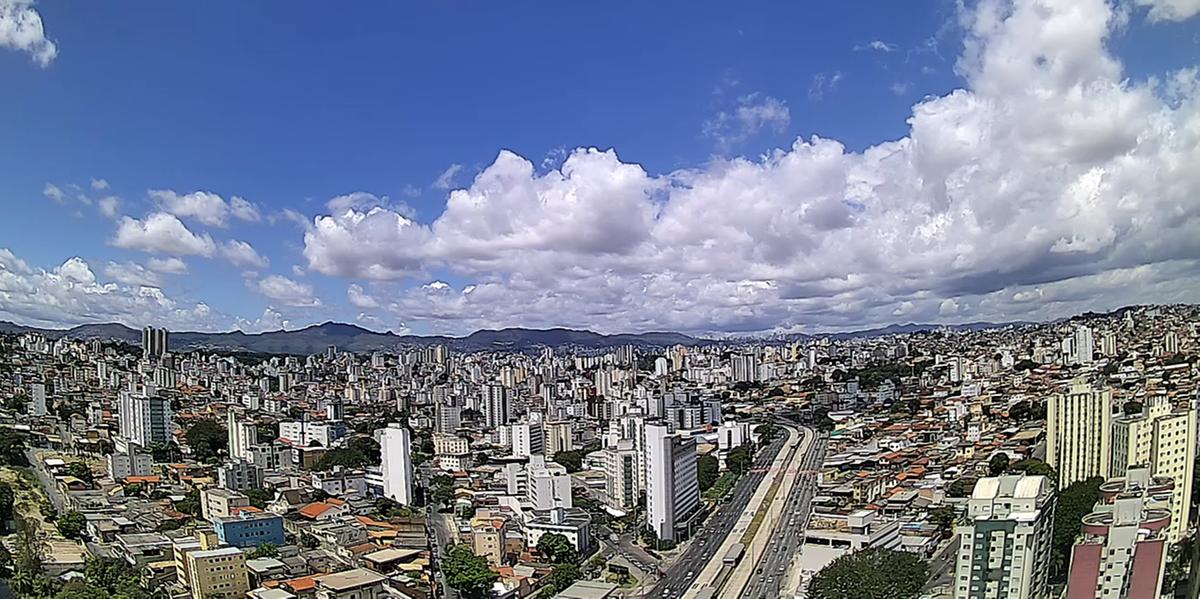 Umidade relativa do ar mínima em BH deve ficar em torno de 50% no período da tarde (Reprodução/Clima ao Vivo)