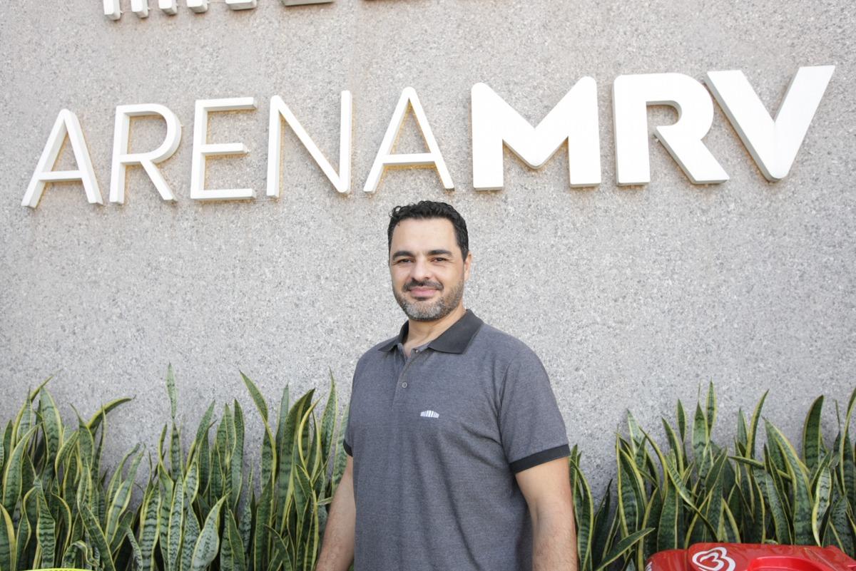 João Márcio Coelho, gerente de comunicação da Arena MRV (Fernando Michel/Hoje em Dia)