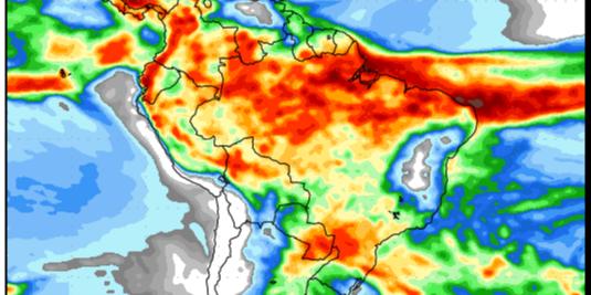 Frente fria provoca aumento da nebulosidade, mas temperaturas permanecem em alta (INMET / Divulgação)