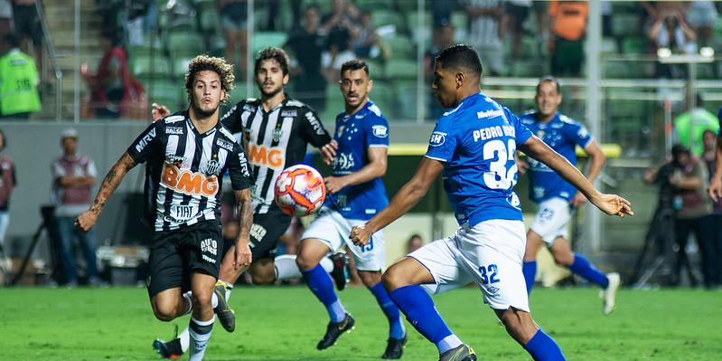 No último duelo entre Atlético e Cruzeiro na final estadual Mineiro, o time celeste levou a melhor e foi campeão de 2019 com vitória por 2 a 1 e empate por 1 a 1 (Bruno Haddad/Cruzeiro)