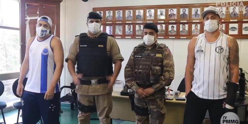 O encontrou ocorreu nesta terça, na sede do Batalhão de Choque, no bairro Salgado Filho (Divulgação/PMMG)