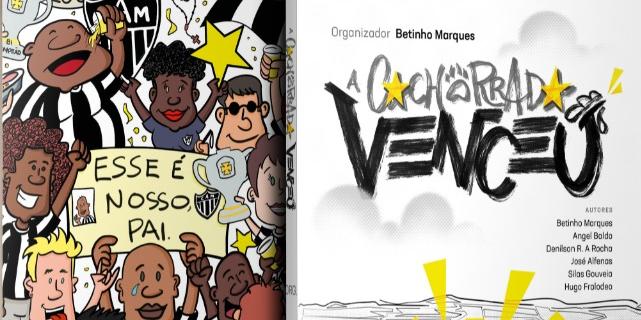 A capa do livro foi feita por Tineco Penido e pelos mesmos designers que produziram o Manto da Massa, Flávio Markiewicz e Lucas Adriano. (Divulgação/A cachorrada venceu)