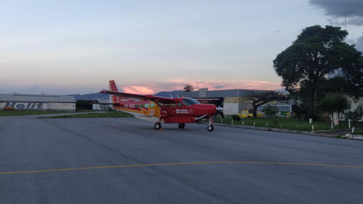 Aeronaves usadas no combate a incêndios florestais são baseadas no Carlos Prates (Estevan Velasquez)