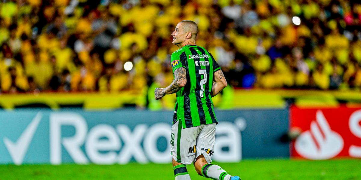O atacante do Coelho havia ficado mais de um mês afastado em razão de uma lesão na panturrilha (Mourão Panda / América)
