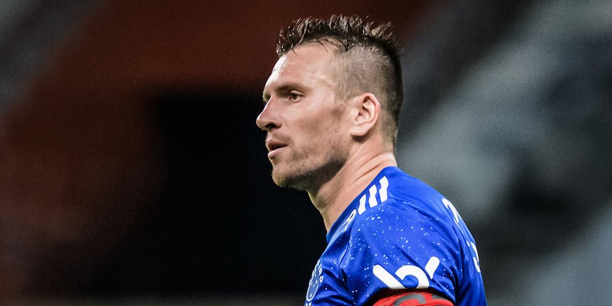 O capitão da Raposa valorizou o triunfo conquistado na Arena Condá (Gustavo Aleixo/Cruzeiro)