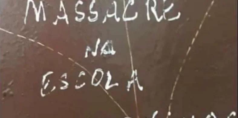 Em 2022, ameaça de massacre em escola deixou pais e alunos assustados em Lagoa Santa (Redes Sociais / Reprodução)