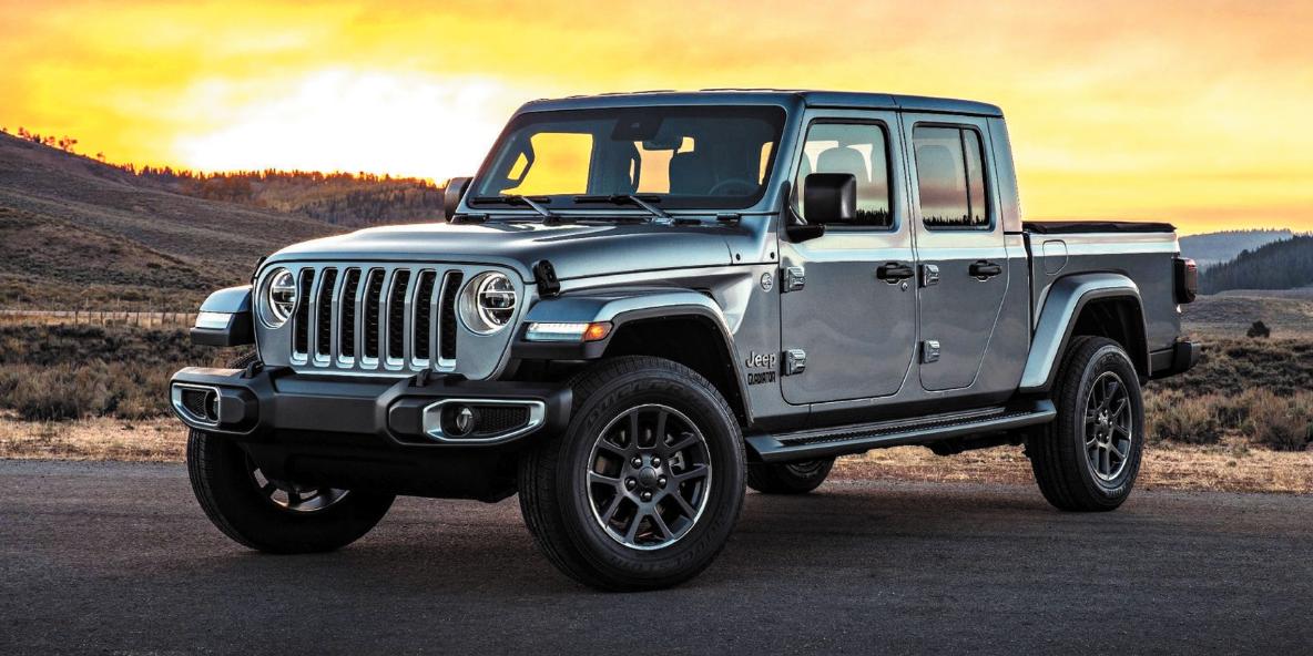 Lançada em 2019 e com mais de 200 mil unidades vendidas nos Estados Unidos, a picape Gladiator é o próximo modelo Jeep a estrear no mercado brasileiro, para reforçar o segmento de picapes (Jeep/Divulgação)