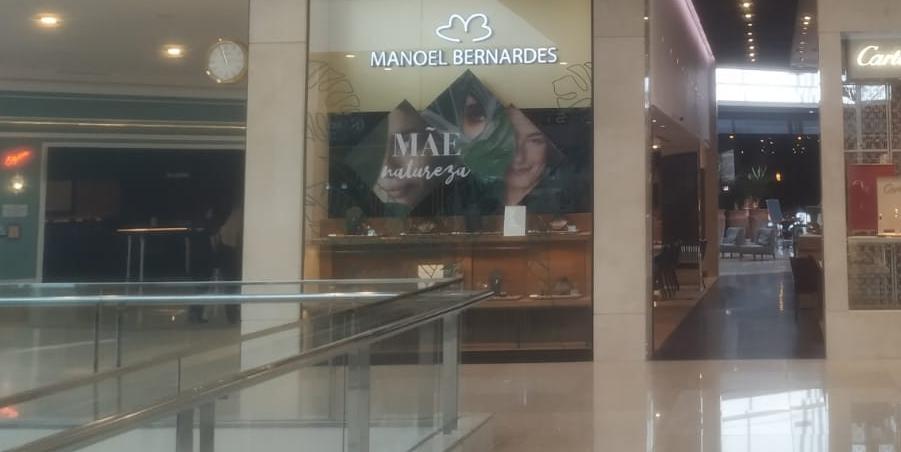 Joalheria Manoel Bernardes foi alvo de assalto no BH Shopping na véspera do Dia das Mães (Fernando Michel / Hoje em Dia)