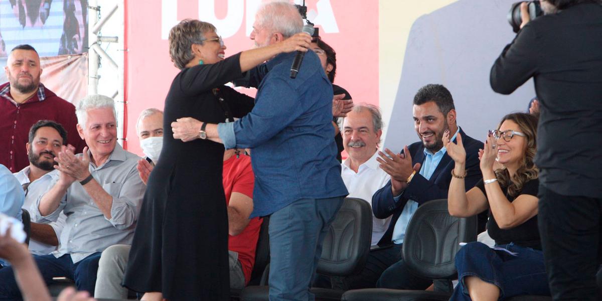 Lula e a prefeita de Contagem, Marília Campos (Lucas Prates)