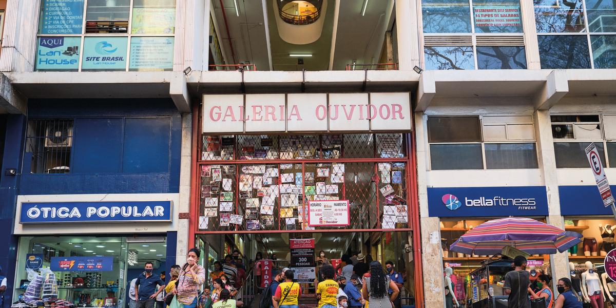 Publicação mostra que a construção da galeria, no início da década de 1960, dialoga com as transformações do centro de Belo Horizonte (Carlos Hauck/Divulgação)