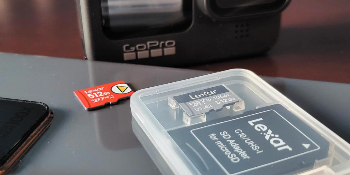 A dupla de cartões Micros SD Play e Professional, da norte-americana Lexar, foi levada à prova ao registrar arquivos de vídeo em resoluções de até 8K, assim como rodar games pesados (Marcelo Jabulas)