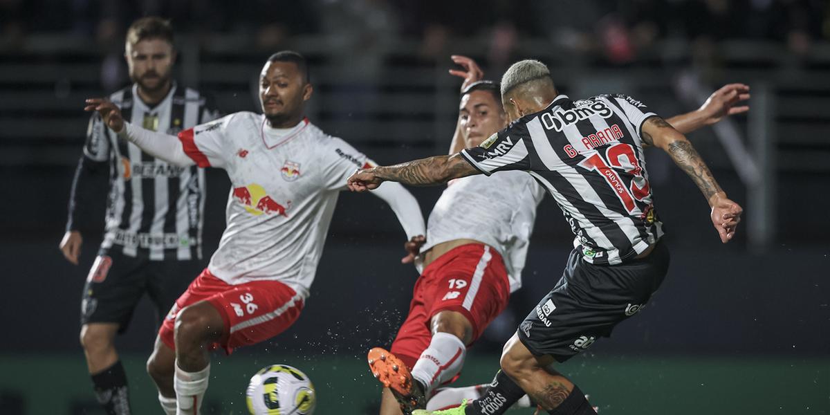 Após sair atras no marcador, o Galo buscou o empate no confronto disputado em Bragança Paulista (Pedro Souza / Atlético)