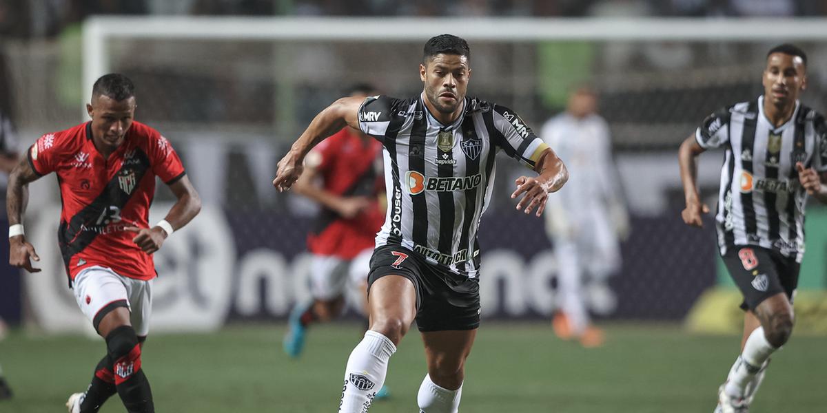 O camisa 7 do Galo balançou as redes do Dragão aos 26 minutos do segundo tempo (Pedro Souza / Atlético)