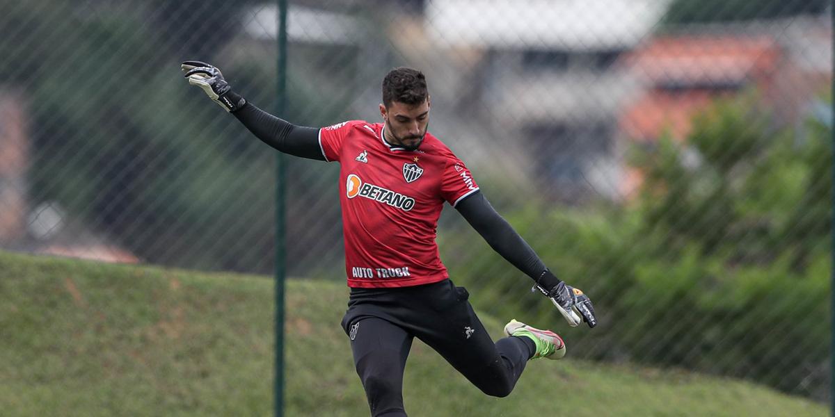 O último jogo do goleiro pelo Galo foi no dia 27 de março, pelo Campeonato Mineiro (Bruno Sousa / Atlético)