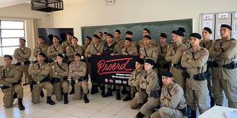 Maioria dos policiais em formação cursou o Proerd (Polícia Militar / Divulgação)