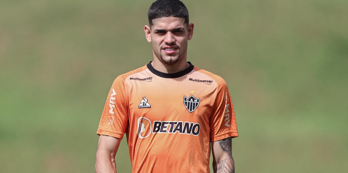 Rubens será o titular na lateral-esquerda do Galo (Pedro Souza / Atlético)