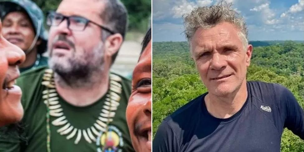 (Divulgação/Funai e Reprodução/Twitter/@domphillips)