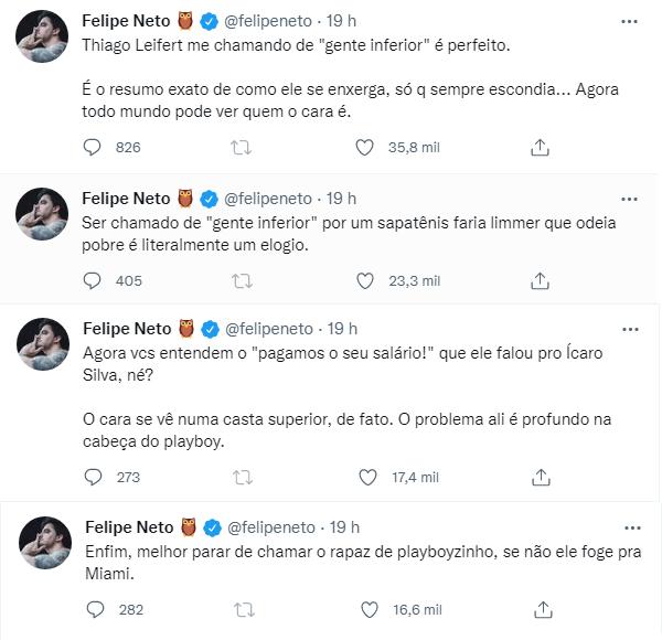 (Twitter / felipeneto / Reprodução)
