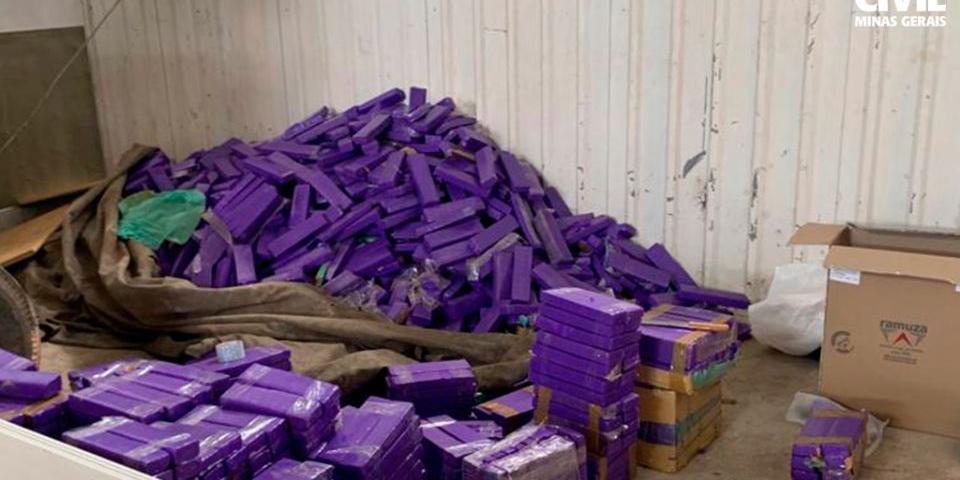 Polícia Civil apreendeu mais de 1 tonelada de maconha em fevereiro (Polícia Civil / Divulgação)