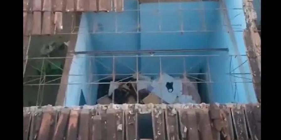 Homem sobe em telhado de centro espírita no interior de Minas e furta velas e charutos (Redes Sociais / Reprodução)