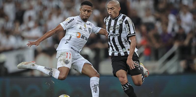 Keno foi titular, mas não conseguiu ajudar o Galo a sair do zero no placar (Pedro Souza / Atlético)