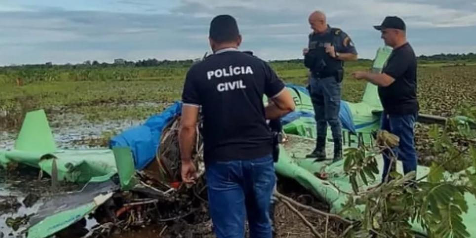 Piloto mineiro morre após queda de avião no Maranhão (Polícia Civil / Divulgação)