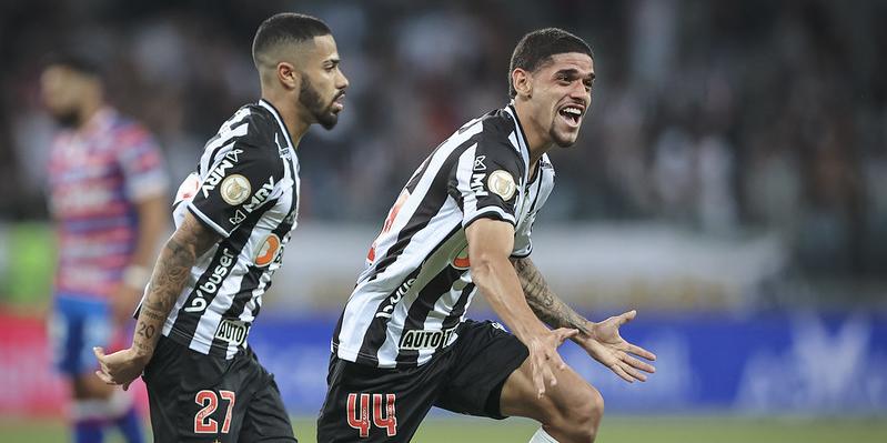 Rubens marcou o primeiro gol pelo Galo e abriu caminho para virada atleticana (Pedro Souza / Atlético)