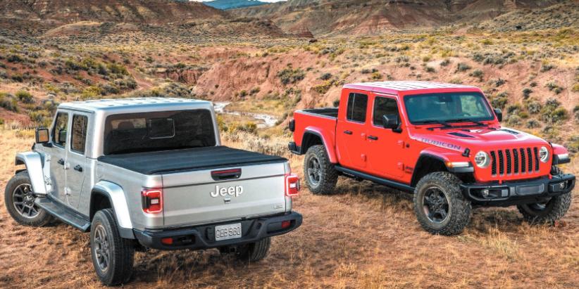 Lançada em 2019 nos Estados Unidos, Jeep Gladiator acumula mais de 200 mil unidades vendidas; o “jipe com caçamba” poderá chegar aqui com motor 2.0 de 272 cv (Jeep/Divulgação)