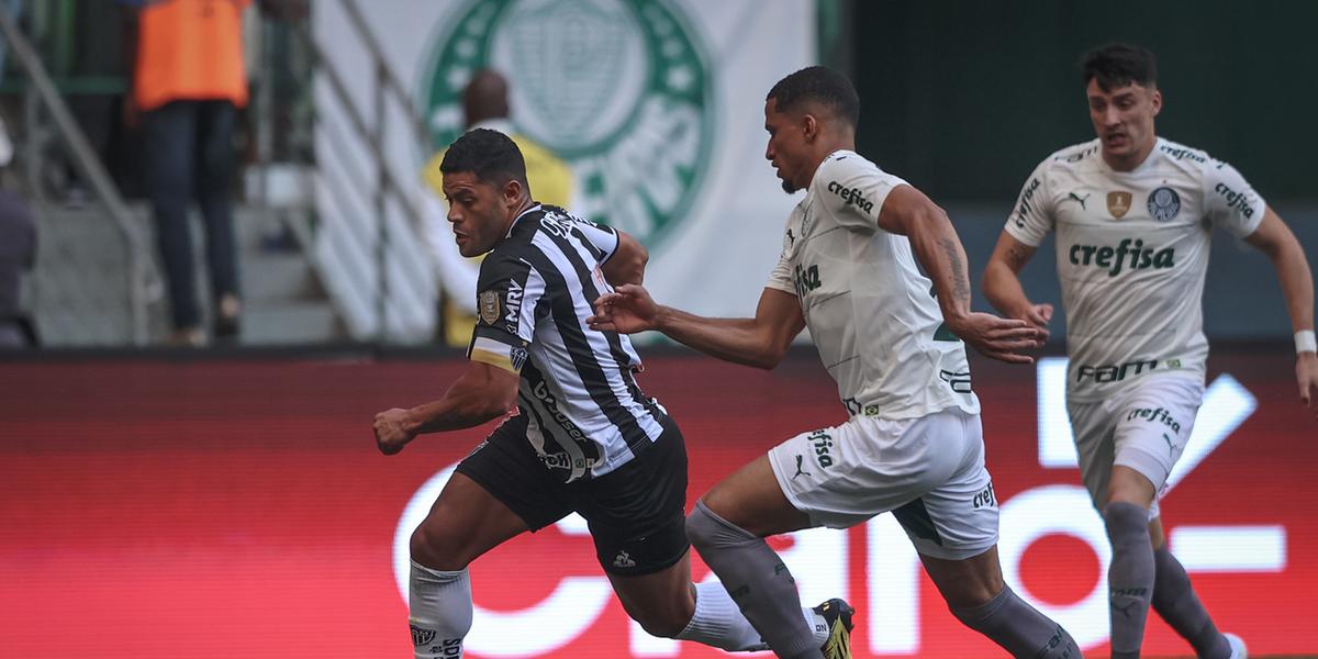 O último confronto entre Atlético e Palmeiras, pelo Brasileirão, ficou empatado em 0 a 0 (Pedro Souza / Atlético)