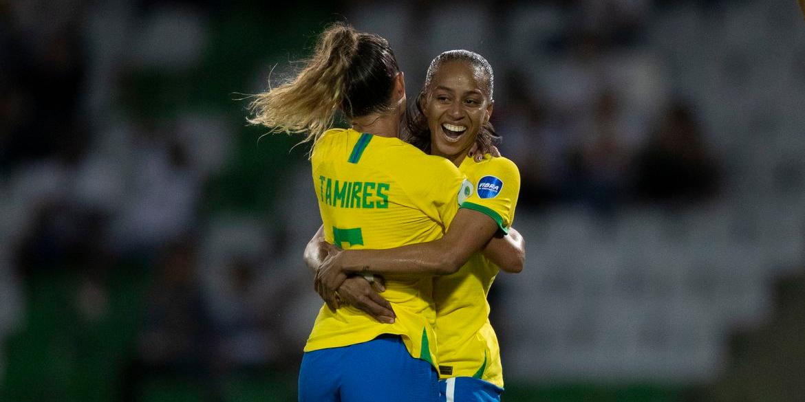 Ela foi eleita a melhor em campo na goleada sobre Argentina: 4x0 (Lucas Figueiredo/CBF)