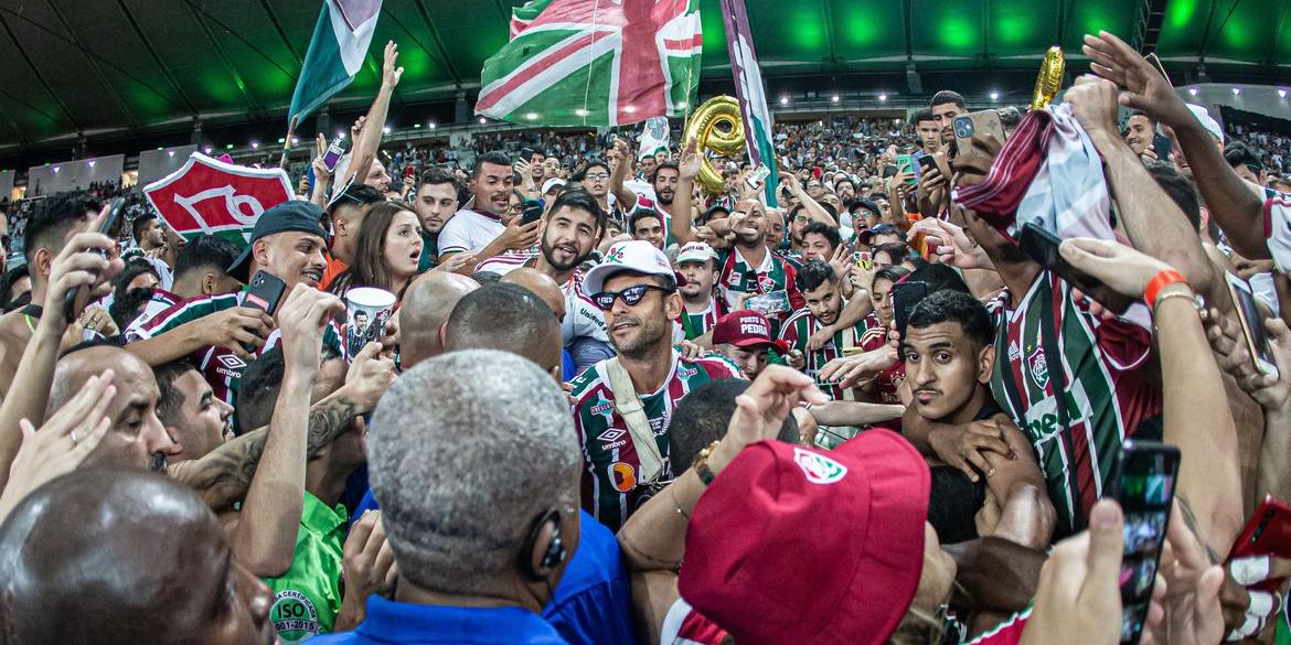 Fluminense vence o Ceará - 2x1- e atacante é homenageado (Marcelo Goncalves/Fluminense F. C./Divulgação)