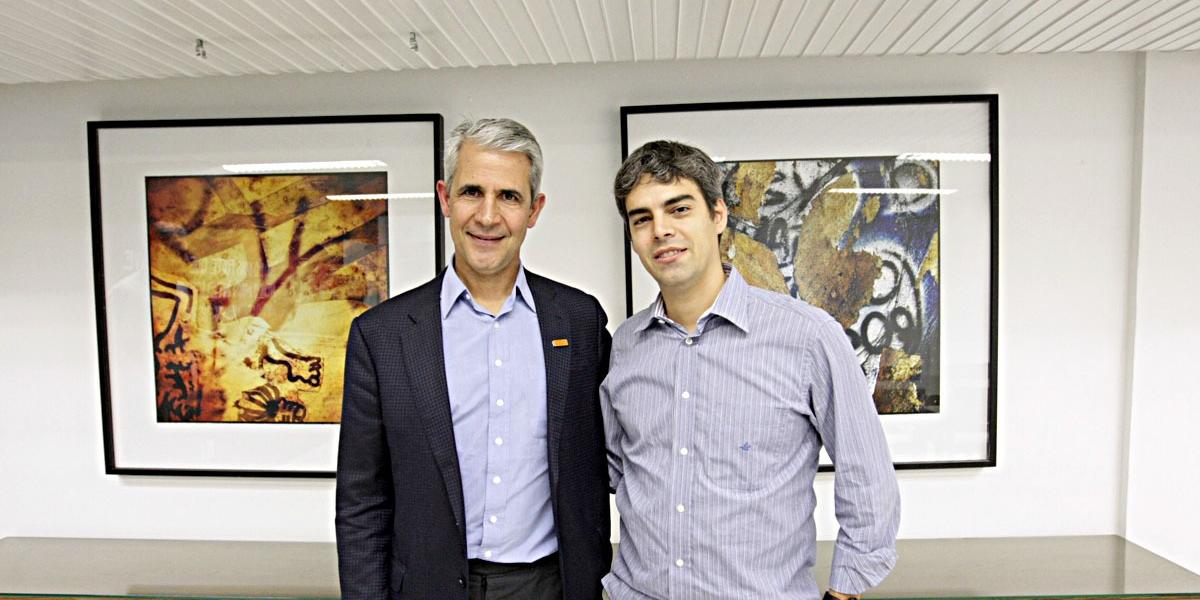 Felipe D'Ávila e Tiago Mitraud, candidatos a presidente e vice nas eleições de 2022 (Fernando Michel)