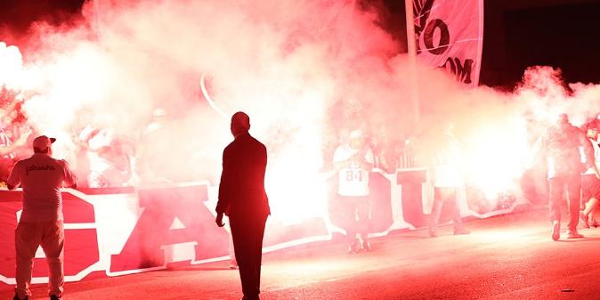 Torcedores fizeram festa para equipe atleticana antes do embarque para o Rio de Janeiro (Divulgação / Atlético)