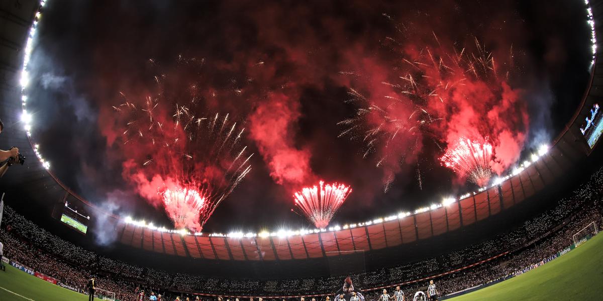 Clima da decisão entre Atlético e Flamengo, no Maracanã, será quente (Pedro Souza / Atlético)