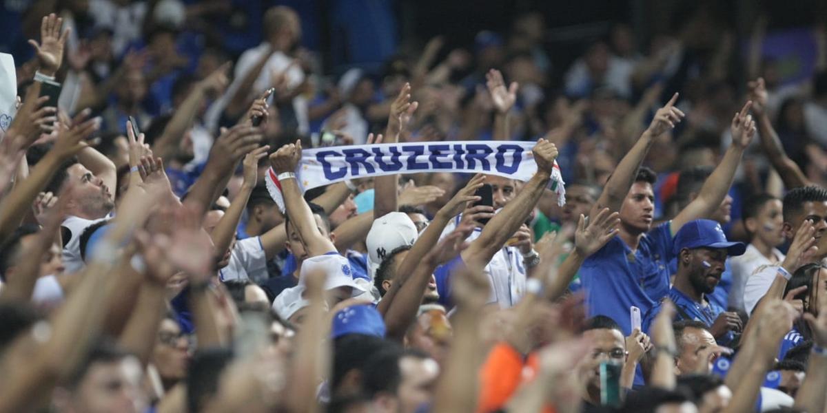 Torcida do Cruzeiro fez a festa no Mineirão e apoiou o time até o fim da partida (Fernando Michel/Hoje em Dia)