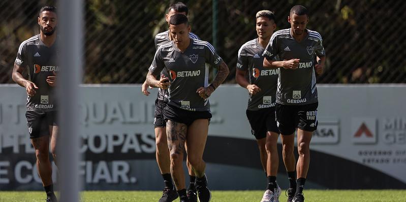 Jogadores treinaram durante a semana na Cidade do Galo (Pedro Souza / Atlético)