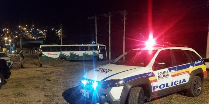 Homem furta ônibus em Itajubá, no Sul de Minas, e acaba preso (Polícia Militar (Divulgação))