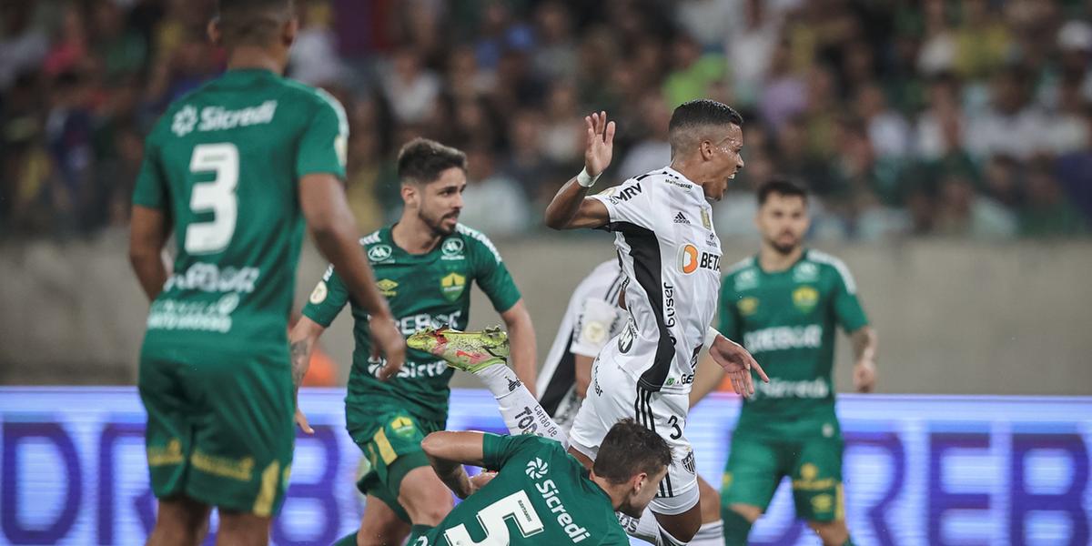 Atlético teve muitas dificuldades diante do Cuiabá (Pedro Souza/Atlético)