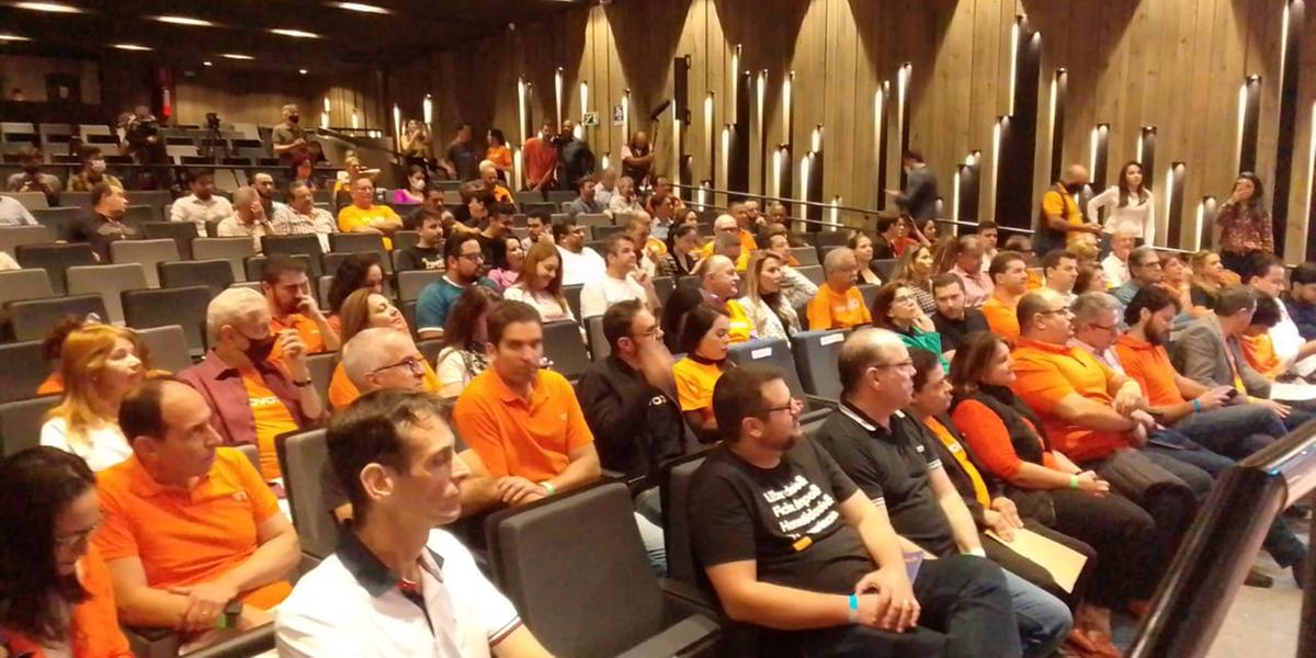 Partido Novo faz convenção para confirmar a candidatura de Romeu Zema à reeleição neste sábado (Hermando Chiodi)