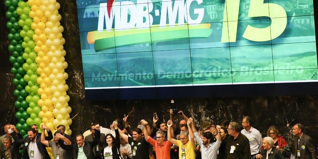 Convenção estadual do MDB na Assembleia Legislativa de Minas (MDB / Divulgação)