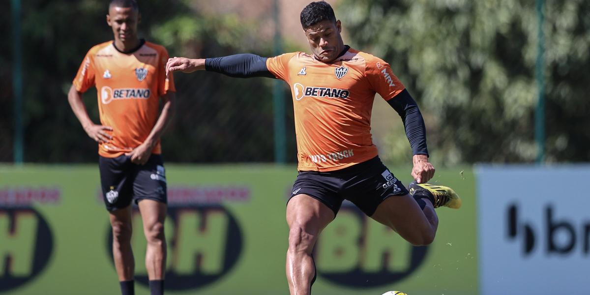 Hulk e Ademir vão comandar o ataque contra o Internacional (Pedro Souza/Atlético)