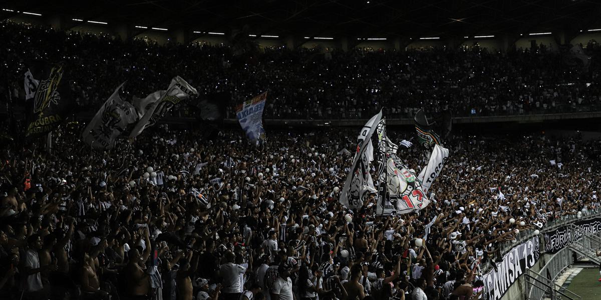 Mineirão vai estar lotado hoje à noite (Pedro Souza/Atlético)