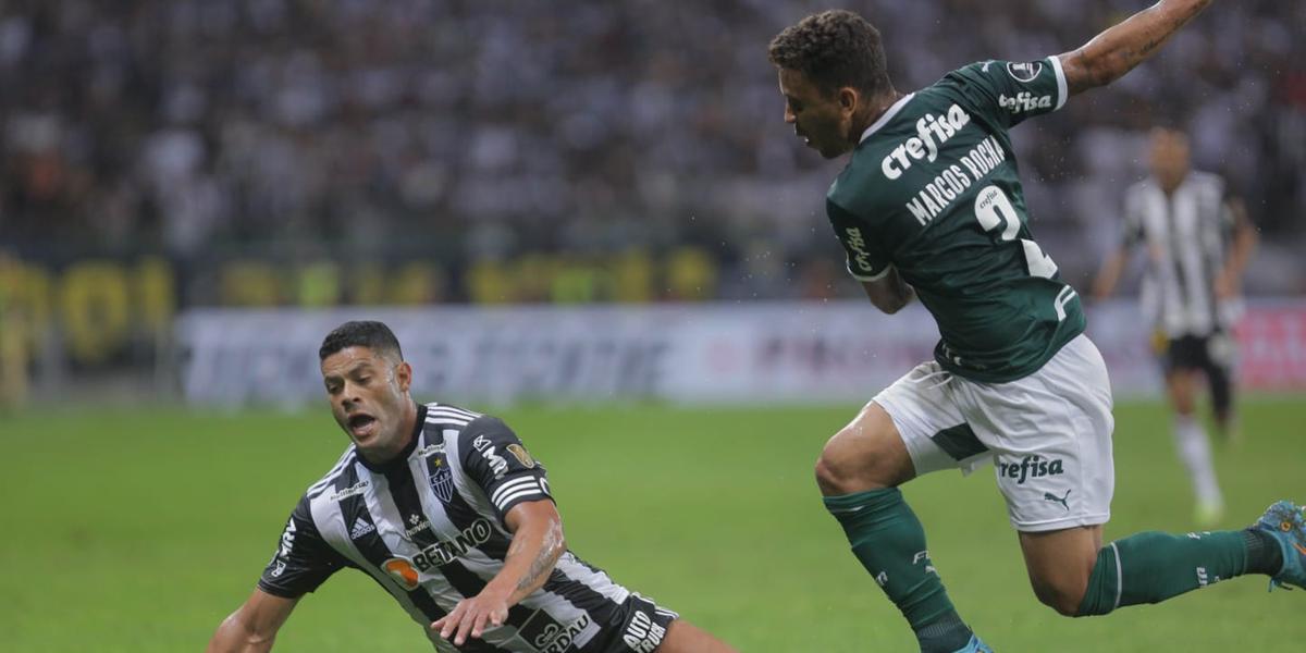 Atlético ficou no empate em 2 a 2 com o Palmeiras (Fernando Michel/Hoje em Dia)