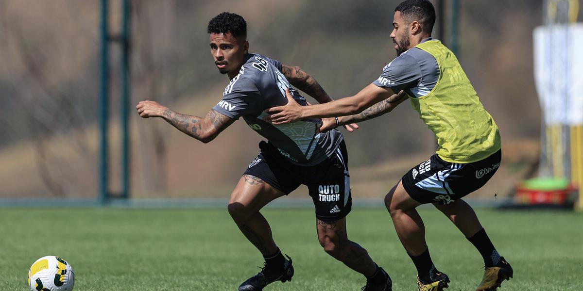 Allan volta ao time do Atlético para o jogo de domingo (Pedro Souza / Atlético)