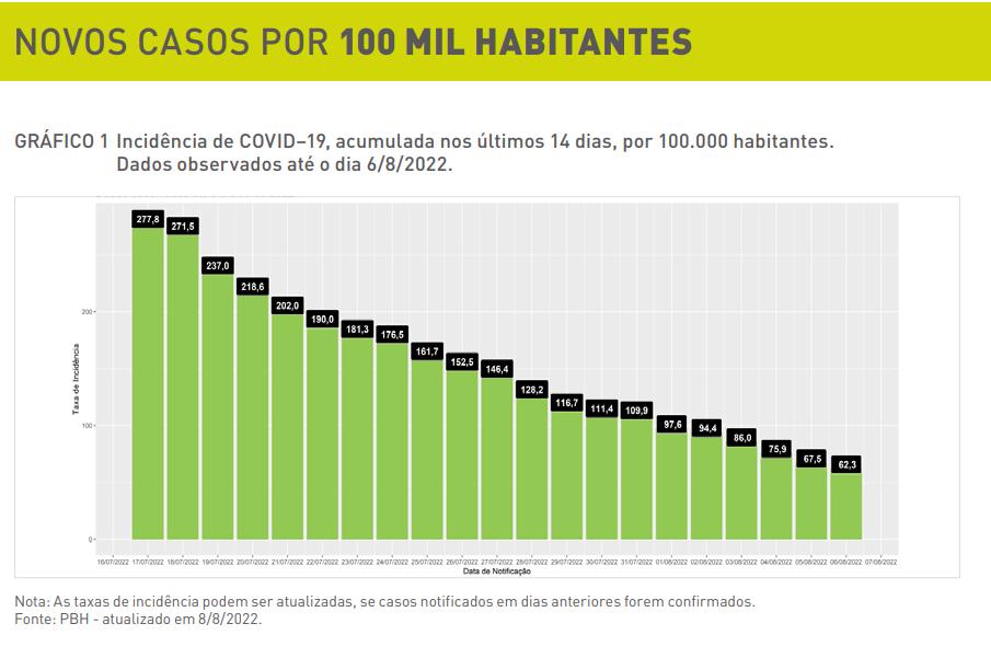 (Reprodução/ Boletim Epidemiológico/ PBH)